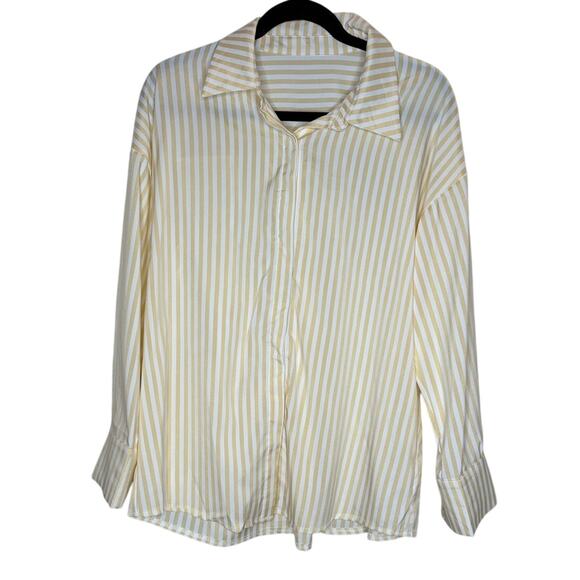 Striped Cream Blouse - Picture 3 of 8